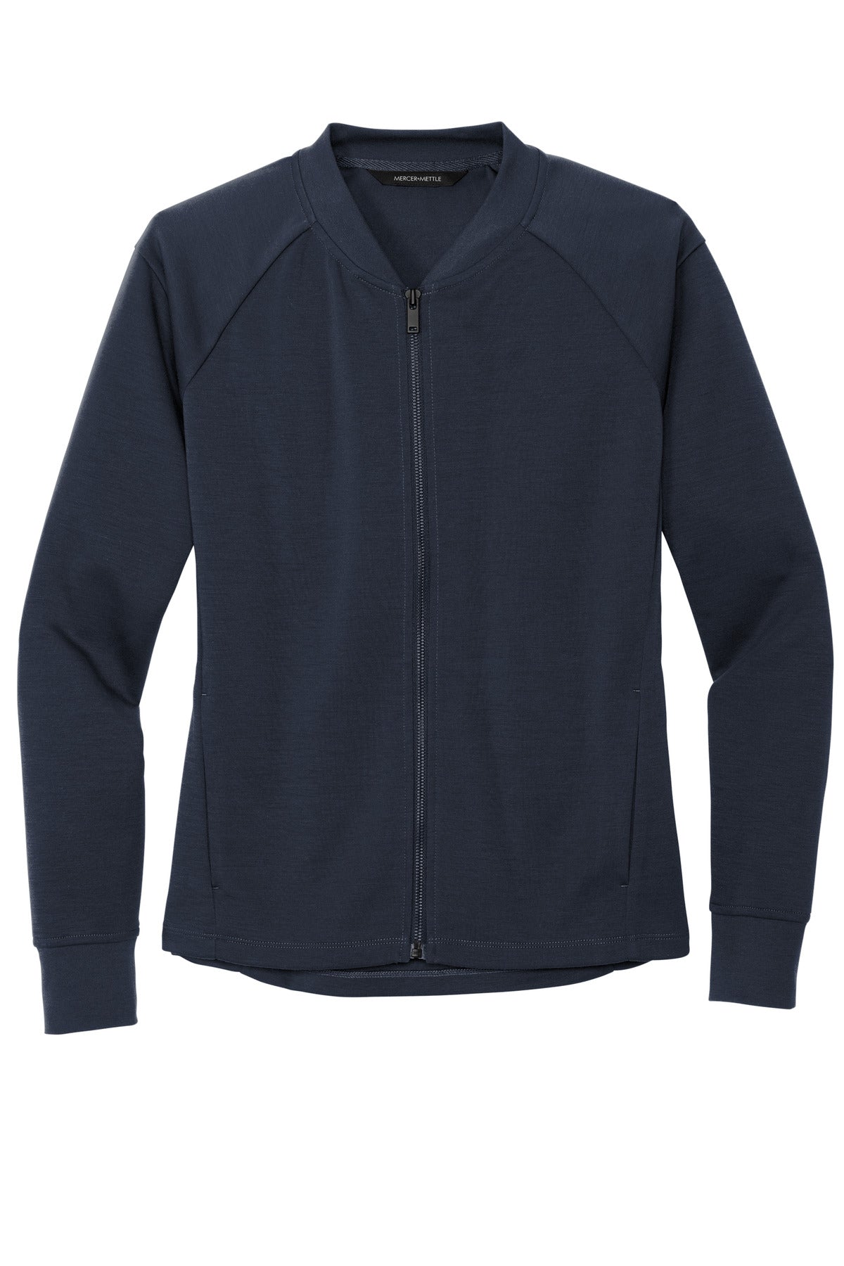 Mercer+Mettle Women's Double-Knit Bomber MM3001 Night Navy