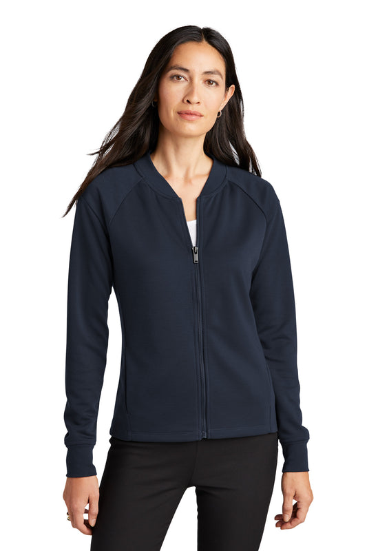 Mercer+Mettle Women's Double-Knit Bomber MM3001 Night Navy