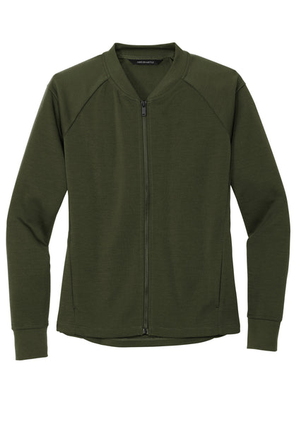 Mercer+Mettle Women's Double-Knit Bomber MM3001 Townsend Green