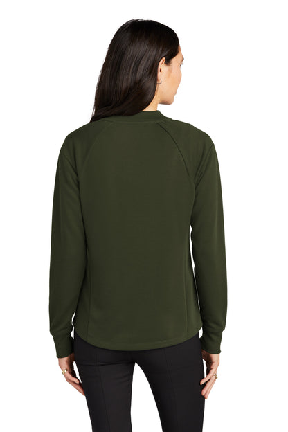 Mercer+Mettle Women's Double-Knit Bomber MM3001 Townsend Green