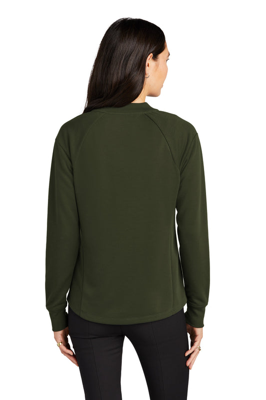 Mercer+Mettle Women's Double-Knit Bomber MM3001 Townsend Green