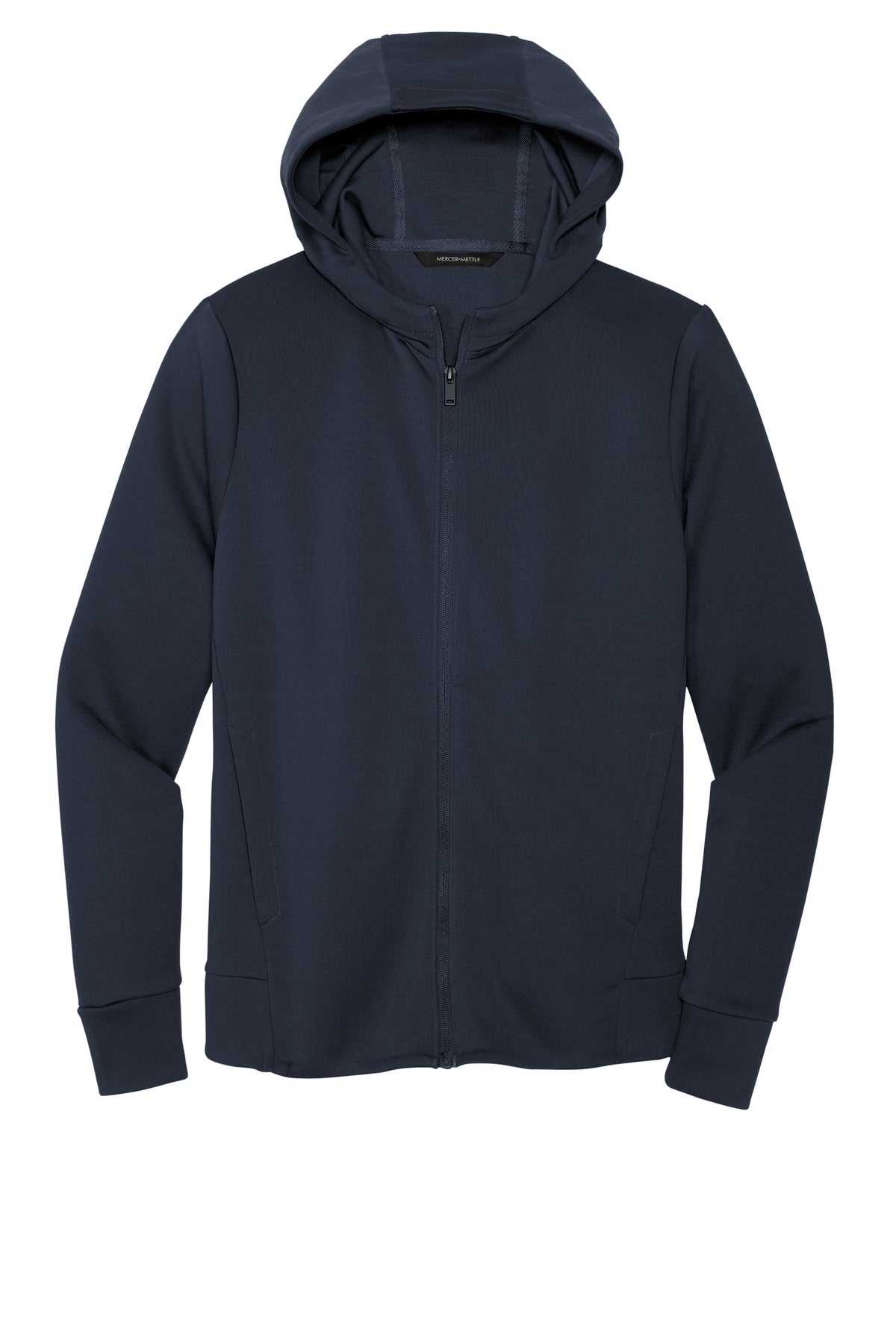 Mercer+Mettle Double-Knit Full-Zip Hoodie MM3002 Night Navy