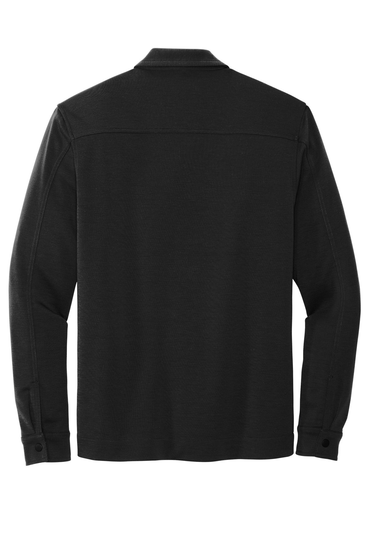 Mercer+Mettle Double-Knit Snap Front Jacket MM3004 Deep Black