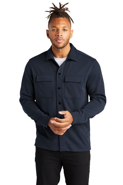Mercer+Mettle Double-Knit Snap Front Jacket MM3004 Night Navy
