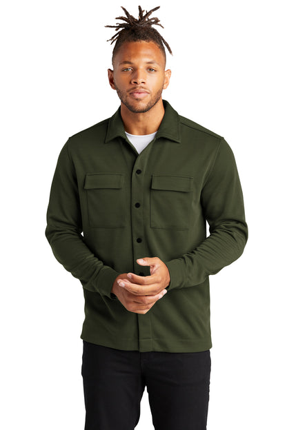Mercer+Mettle Double-Knit Snap Front Jacket MM3004 Townsend Green