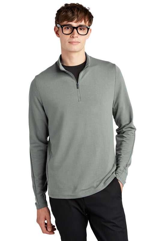 Mercer+Mettle Stretch 1/4-Zip Pullover MM3010 Gusty Grey