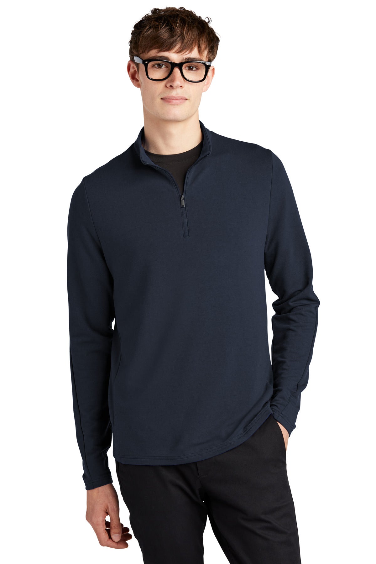 Mercer+Mettle Stretch 1/4-Zip Pullover MM3010 Night Navy
