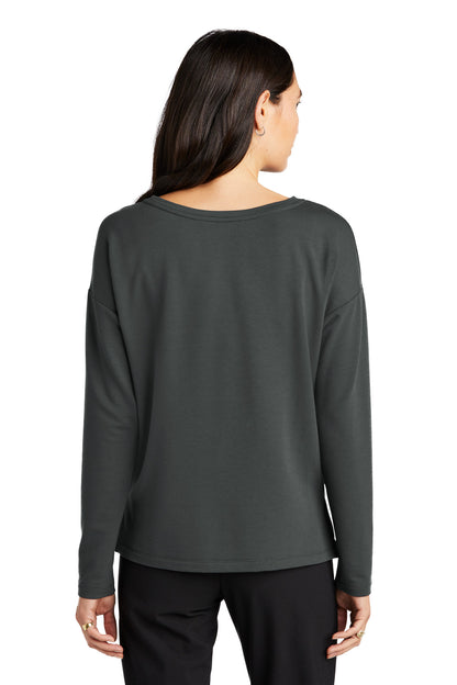 Mercer+Mettle Women's Stretch Drop Shoulder Pullover MM3013 Anchor Grey