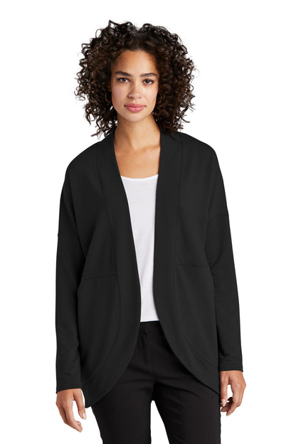 Mercer+Mettle Women's Stretch Open-Front Cardigan MM3015 Deep Black