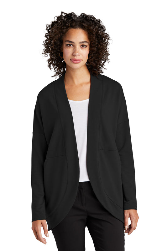 Mercer+Mettle Women's Stretch Open-Front Cardigan MM3015 Deep Black
