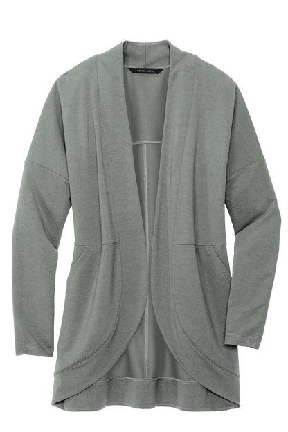 Mercer+Mettle Women's Stretch Open-Front Cardigan MM3015 Gusty Grey