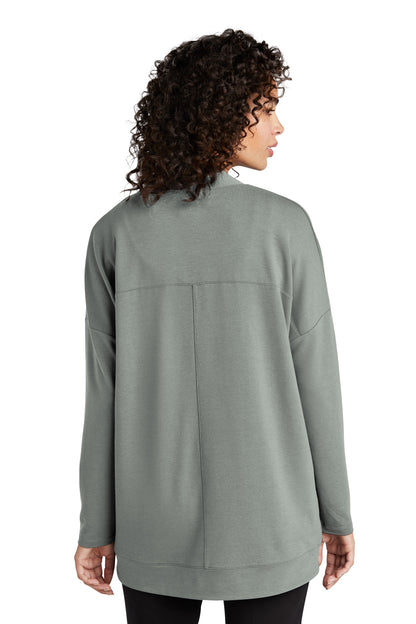 Mercer+Mettle Women's Stretch Open-Front Cardigan MM3015 Gusty Grey