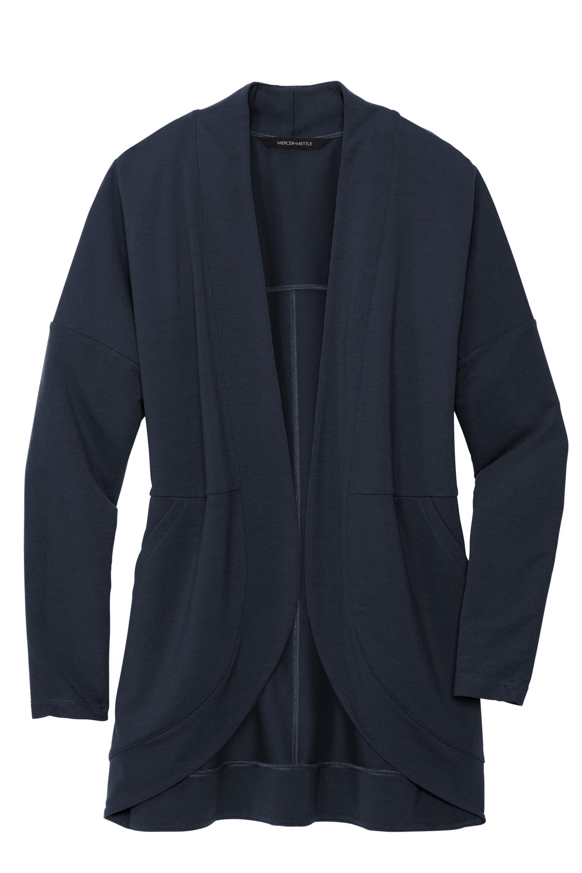Mercer+Mettle Women's Stretch Open-Front Cardigan MM3015 Night Navy