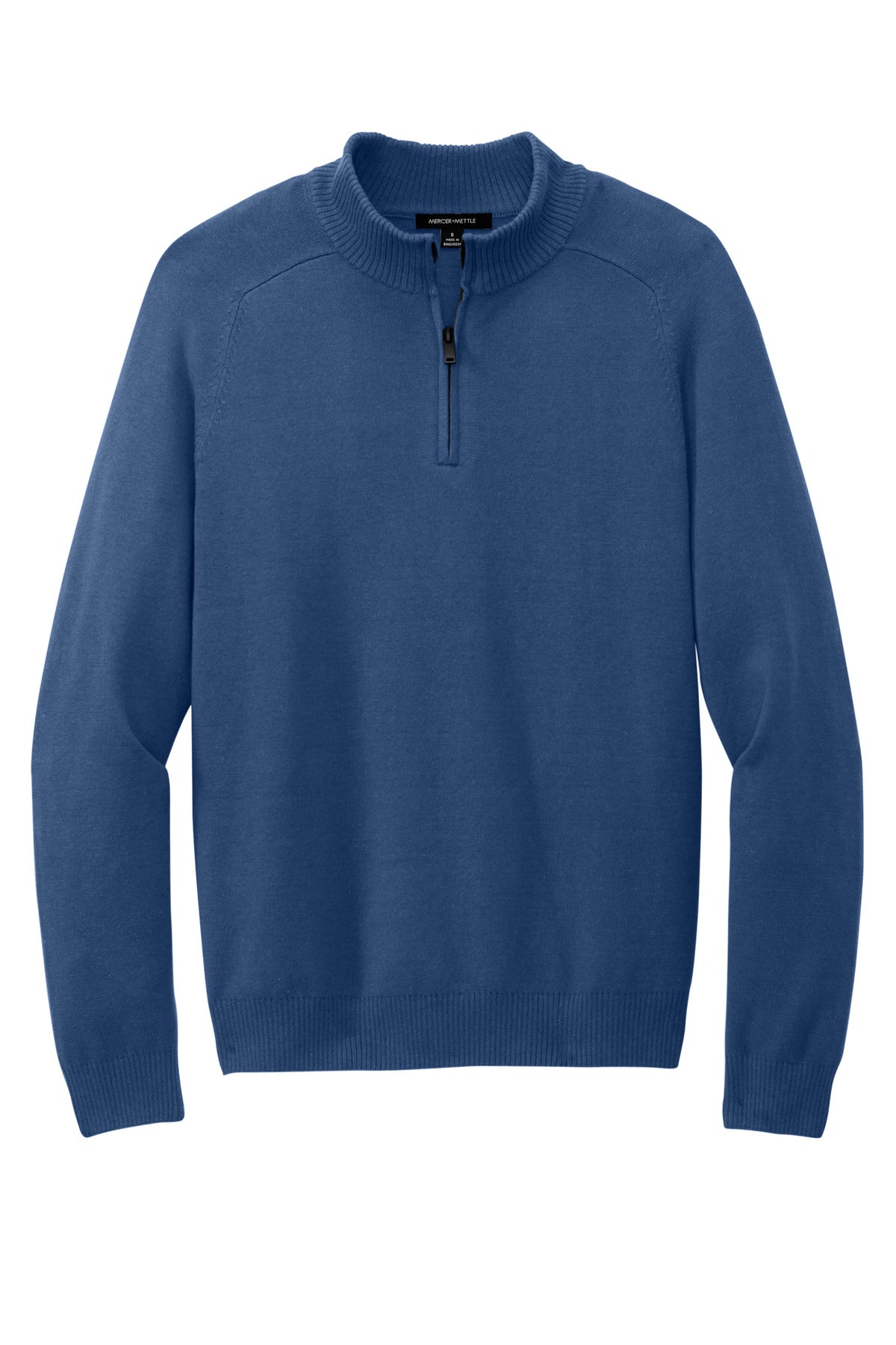 Mercer+Mettle 1/4-Zip Sweater MM3020 Insignia Blue