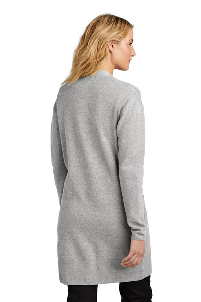 Mercer+Mettle Women's Open-Front Cardigan Sweater MM3023 Gusty Grey Heather