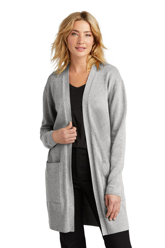 Mercer+Mettle Women's Open-Front Cardigan Sweater MM3023 Gusty Grey Heather