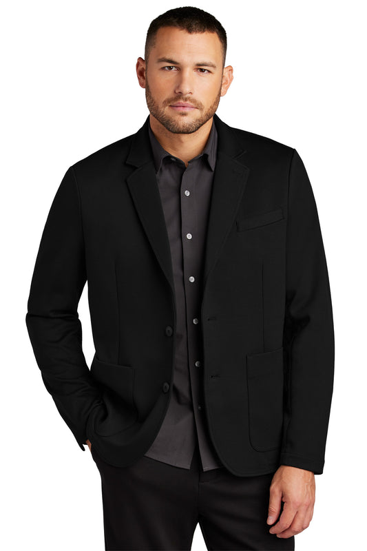 Mercer+Mettle Relaxed Knit Blazer MM3030 Deep Black