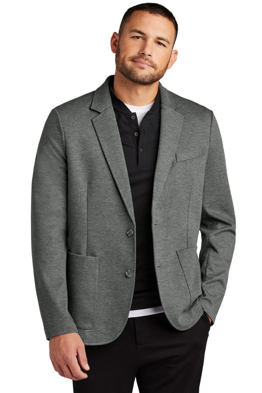Mercer+Mettle Relaxed Knit Blazer MM3030 Storm Grey Heather