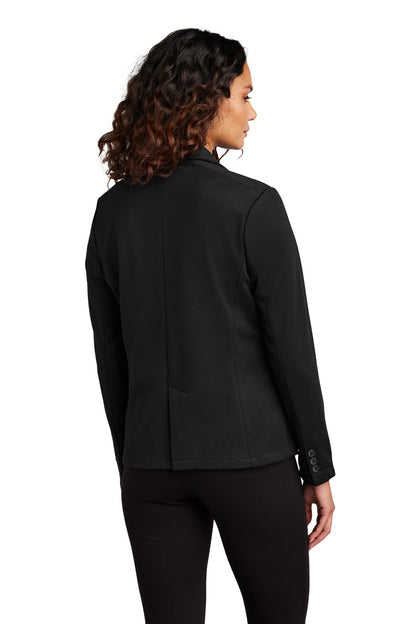 Mercer+Mettle Women's Relaxed Knit Blazer MM3031 Deep Black