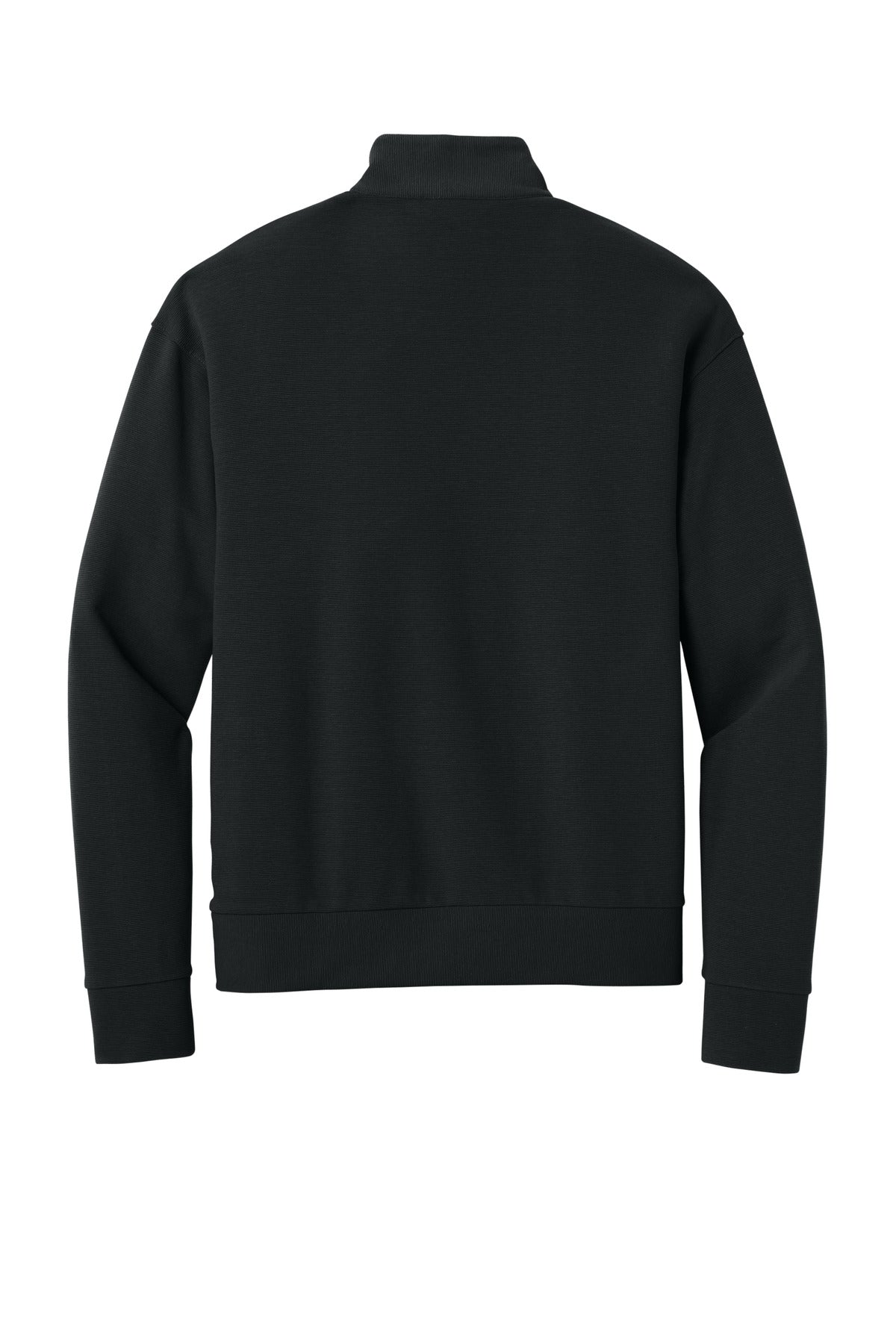Mercer+Mettle Linear Texture 1/4-Zip MM3040 Deep Black