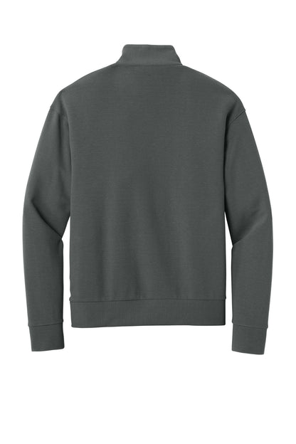 Mercer+Mettle Linear Texture 1/4-Zip MM3040 Storm Grey