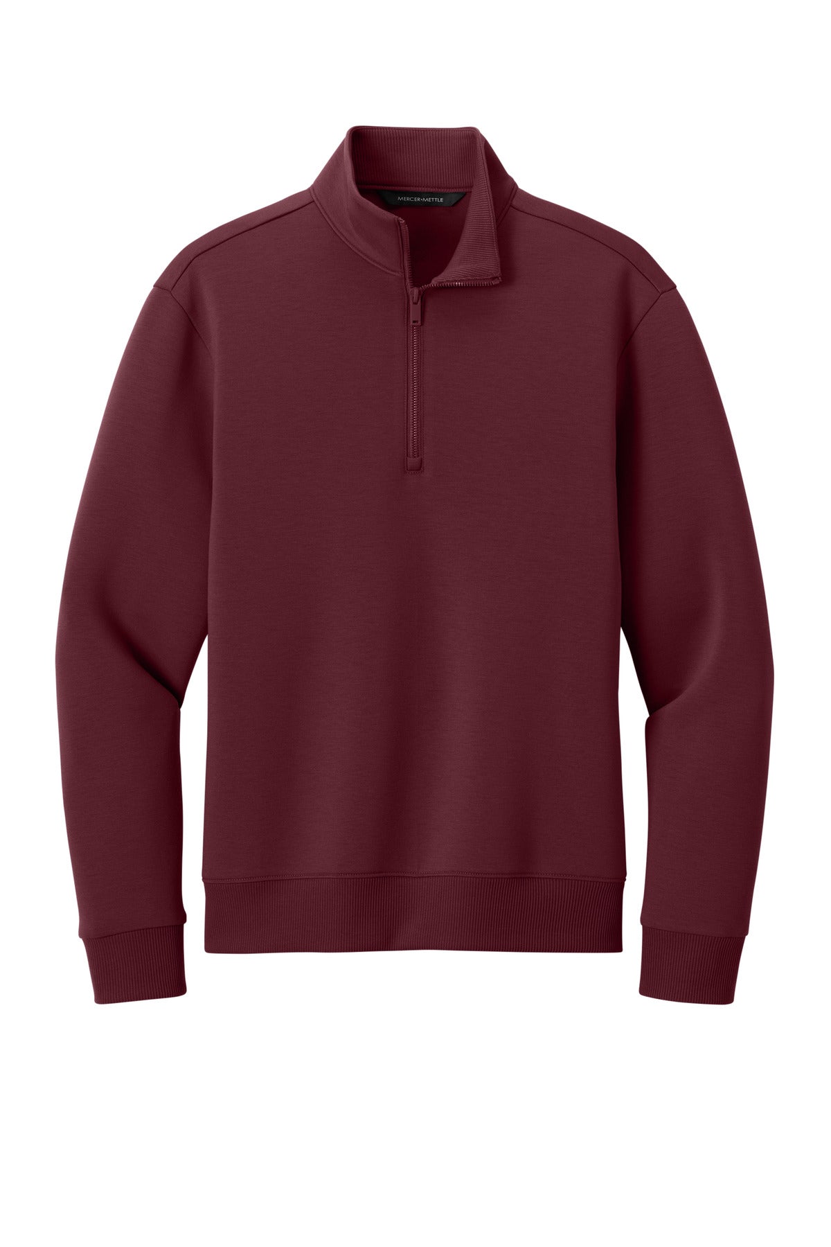 Mercer+Mettle Soft Spacer 1/4-Zip MM3100 Burgundy