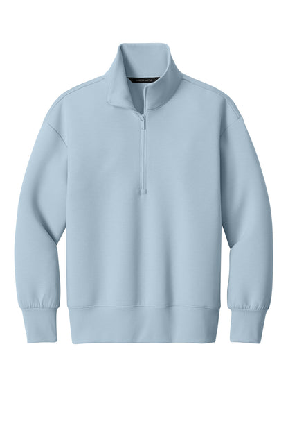 Mercer+Mettle Women's Soft Spacer 1/4-Zip MM3101 Celestial Blue