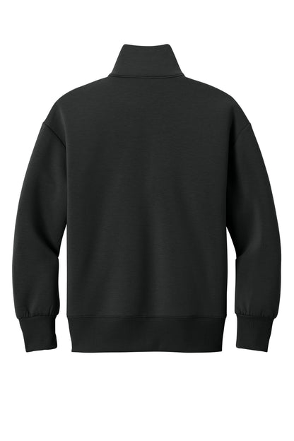 Mercer+Mettle Women's Soft Spacer 1/4-Zip MM3101 Deep Black