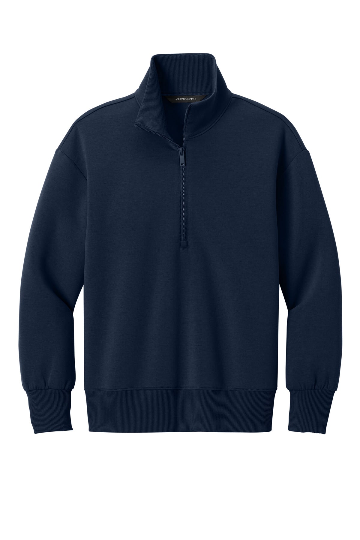 Mercer+Mettle Women's Soft Spacer 1/4-Zip MM3101 Night Navy