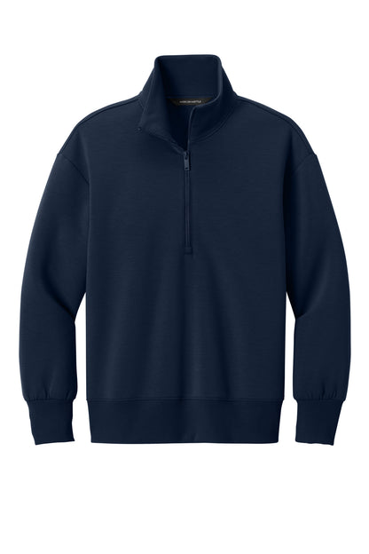 Mercer+Mettle Women's Soft Spacer 1/4-Zip MM3101 Night Navy