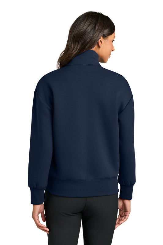 Mercer+Mettle Women's Soft Spacer 1/4-Zip MM3101 Night Navy
