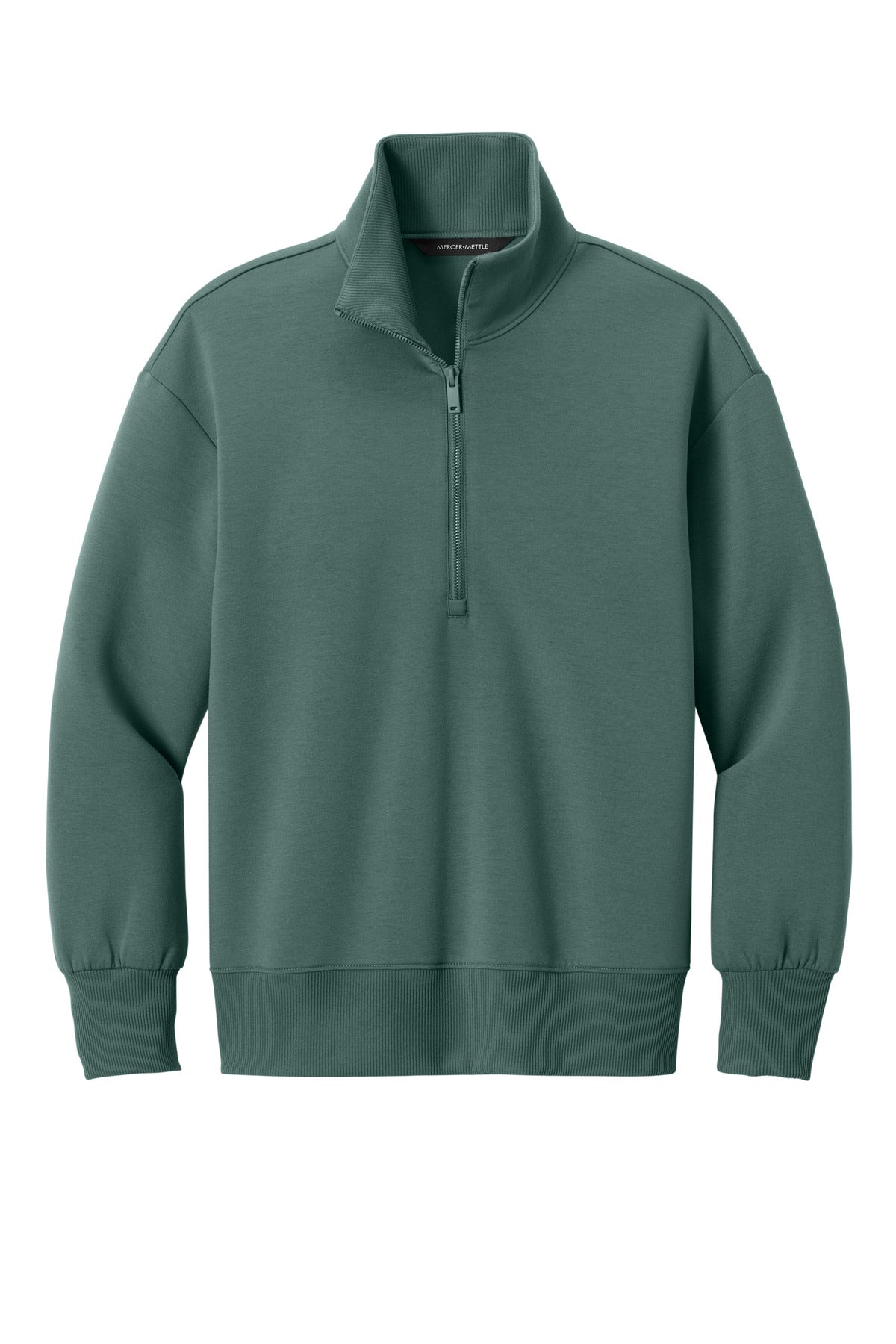 Mercer+Mettle Women's Soft Spacer 1/4-Zip MM3101 Silver Pine