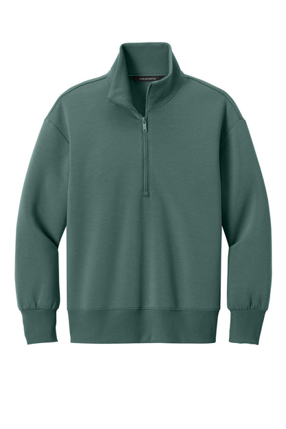 Mercer+Mettle Women's Soft Spacer 1/4-Zip MM3101 Silver Pine