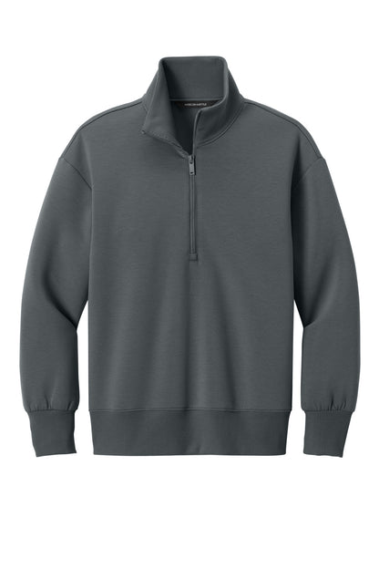 Mercer+Mettle Women's Soft Spacer 1/4-Zip MM3101 Storm Grey