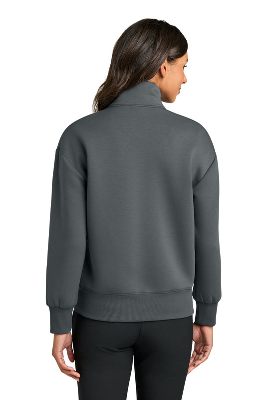 Mercer+Mettle Women's Soft Spacer 1/4-Zip MM3101 Storm Grey