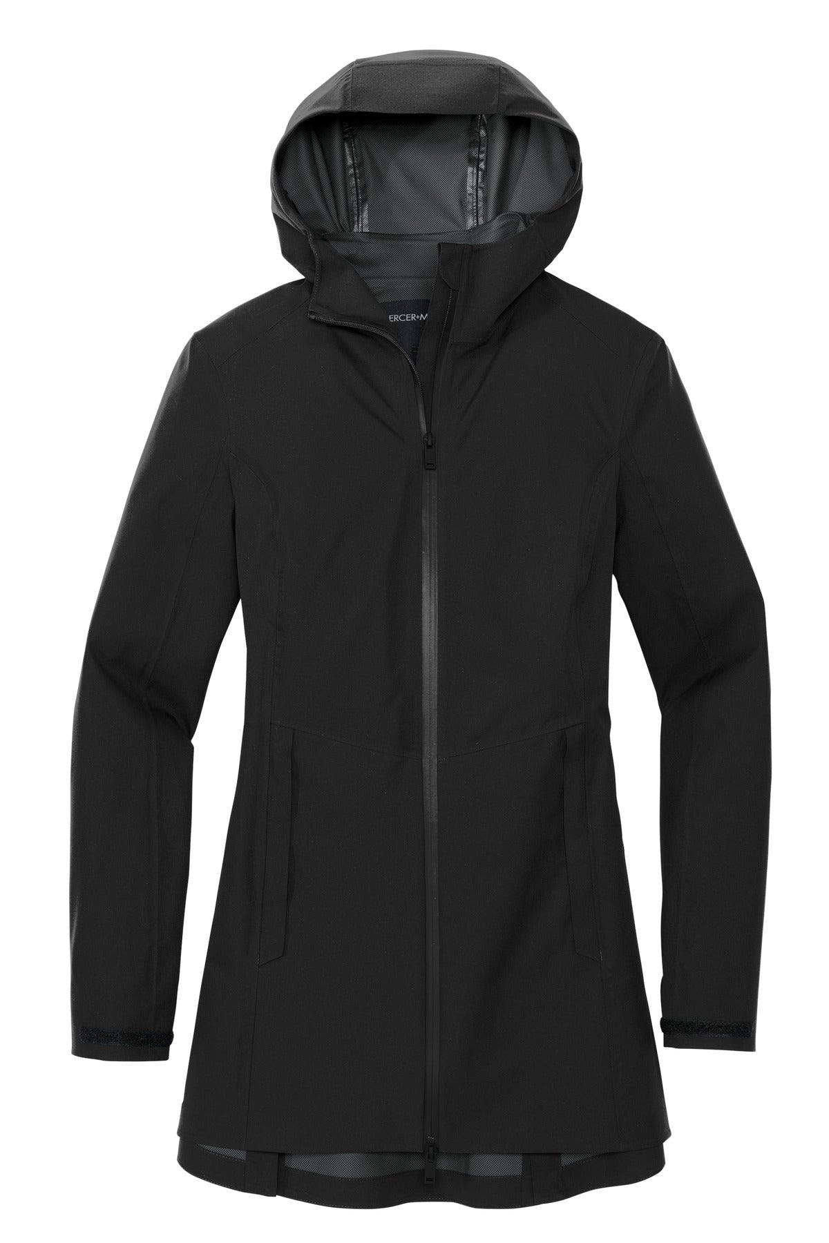 Mercer+Mettle Women's Waterproof Rain Shell MM7001 Deep Black