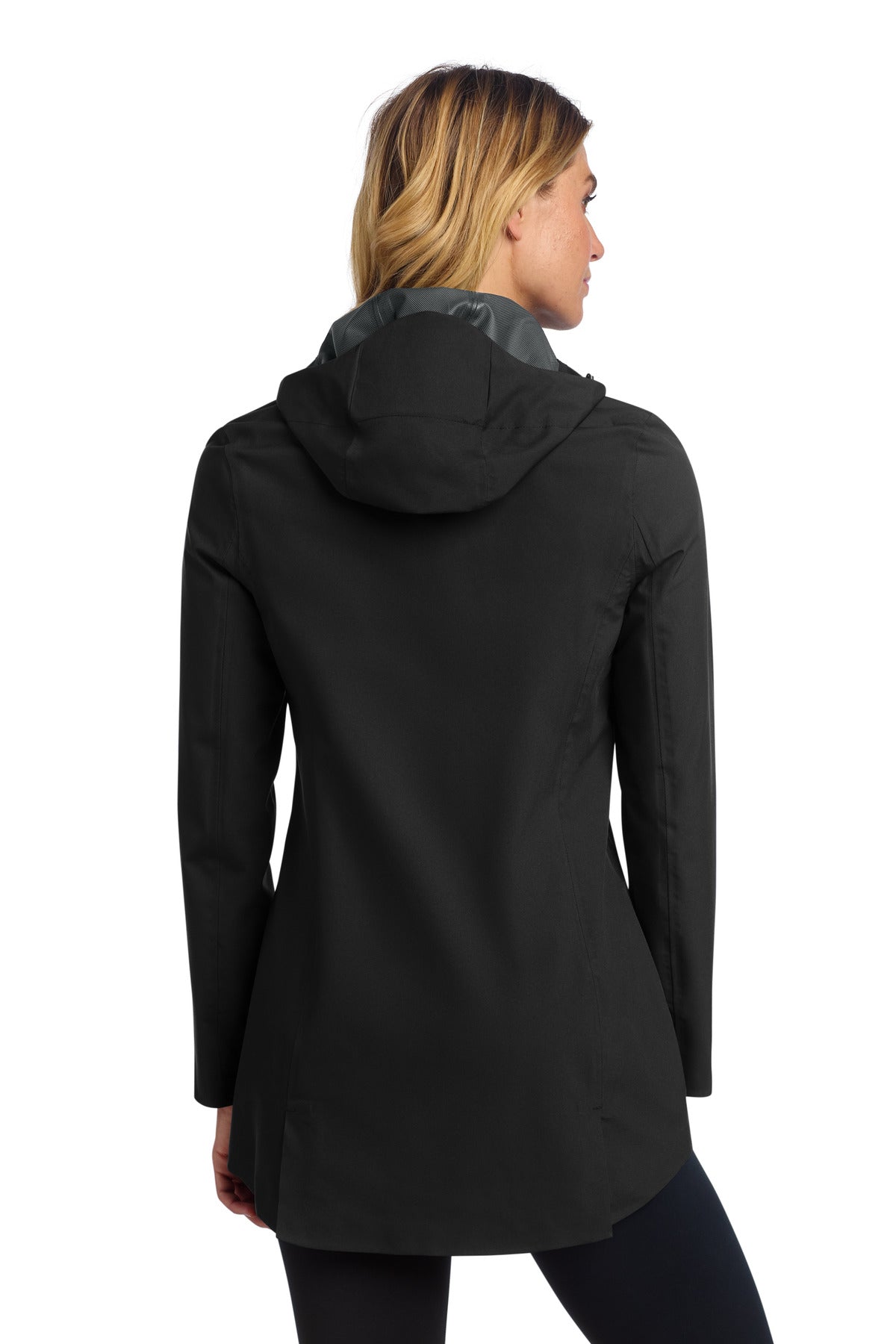 Mercer+Mettle Women's Waterproof Rain Shell MM7001 Deep Black