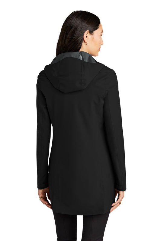 Mercer+Mettle Women's Waterproof Rain Shell MM7001 Deep Black
