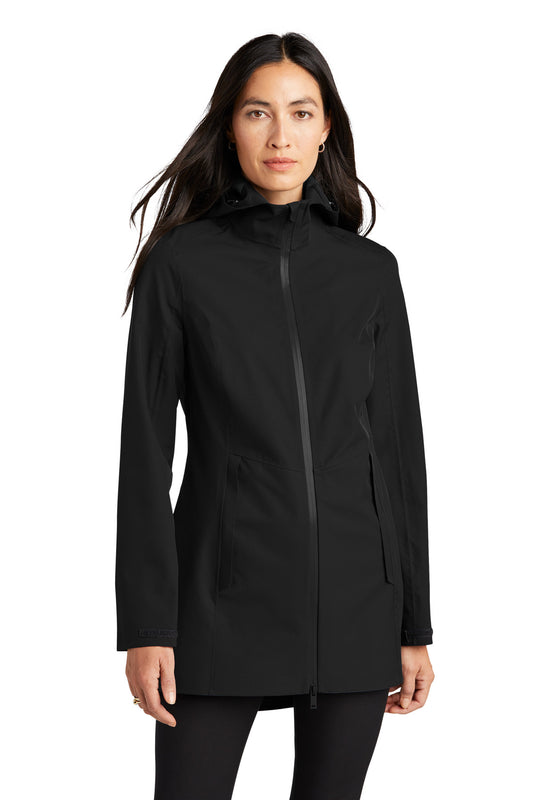 Mercer+Mettle Women's Waterproof Rain Shell MM7001 Deep Black