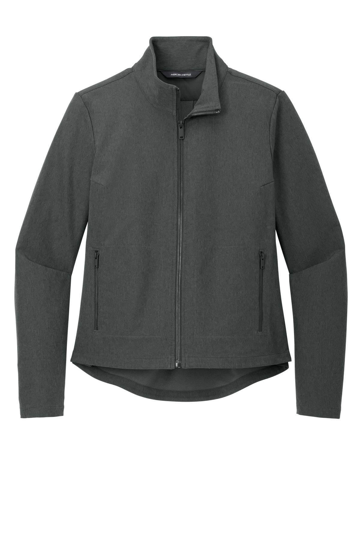 Mercer+Mettle Women's Stretch Soft Shell Jacket MM7103 Anchor Grey Heather