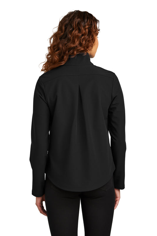 Mercer+Mettle Women's Stretch Soft Shell Jacket MM7103 Deep Black