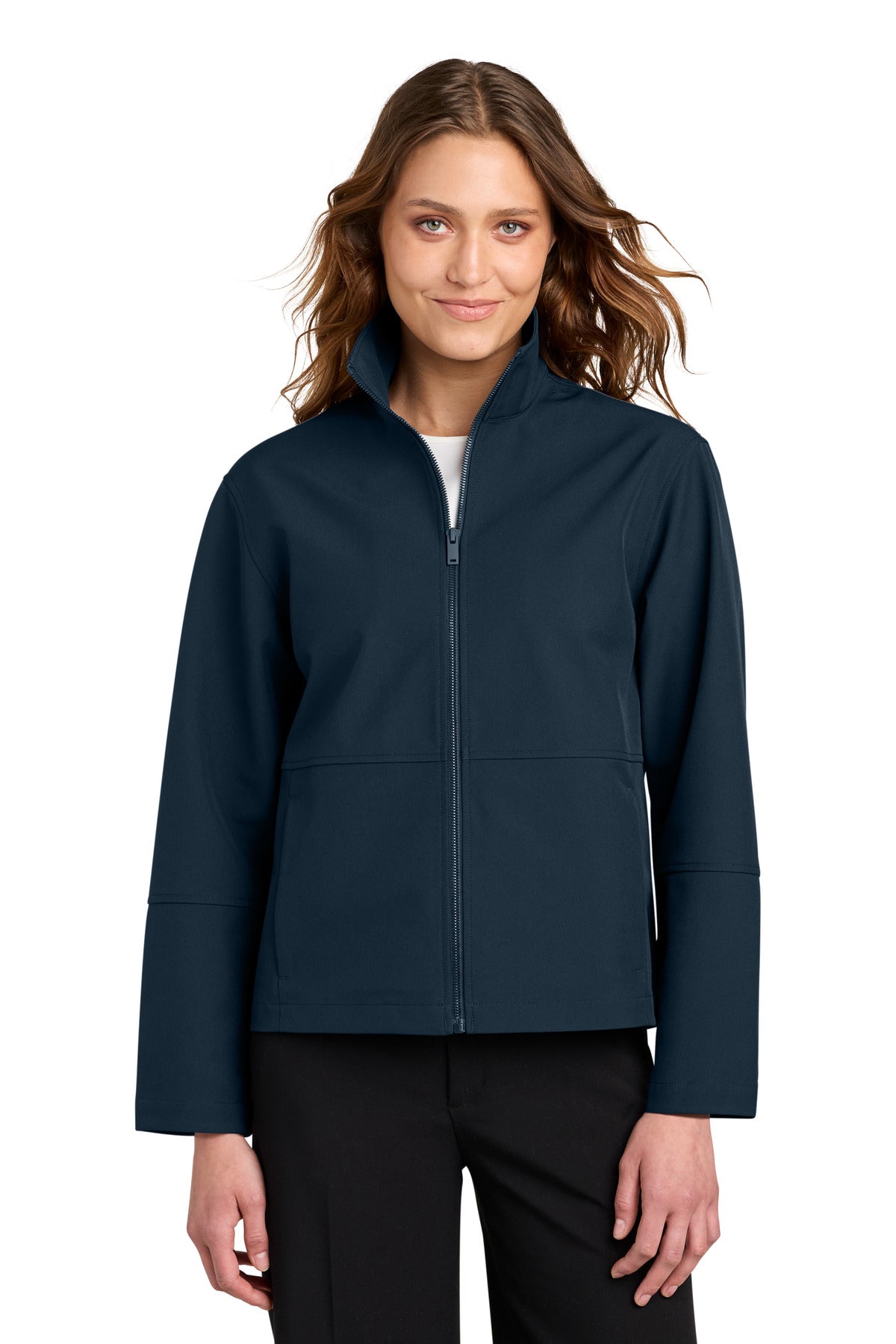 Mercer+Mettle Women's Comfort Soft Shell Jacket MM7105 Night Navy