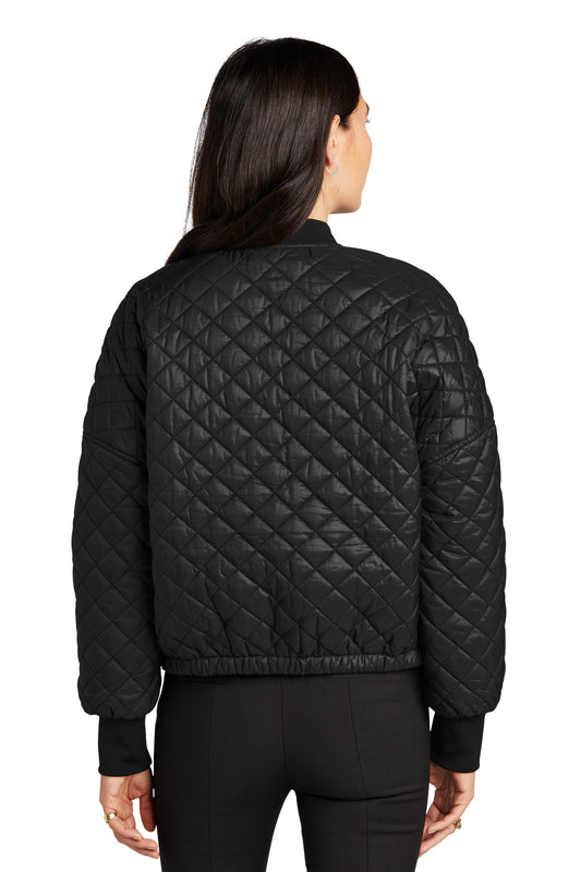 Mercer+Mettle Women's Boxy Quilted Jacket MM7201 Deep Black