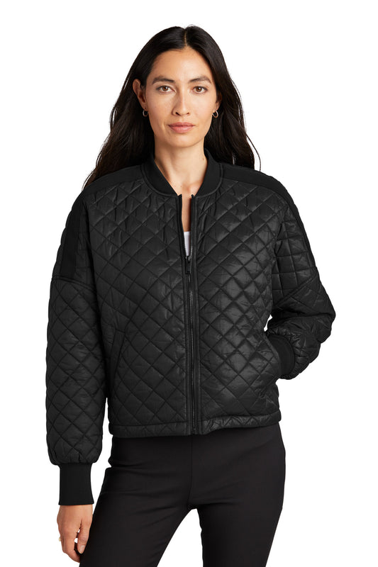 Mercer+Mettle Women's Boxy Quilted Jacket MM7201 Deep Black