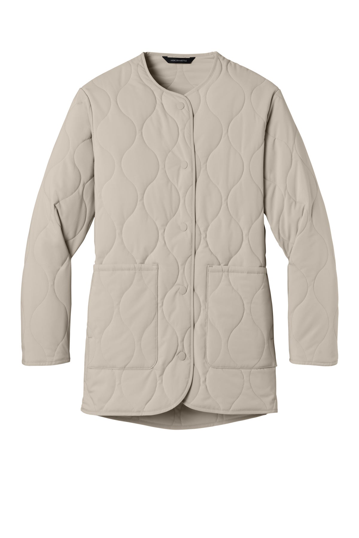 Mercer+Mettle Women's Quilted Liner Jacket MM7203 Almond
