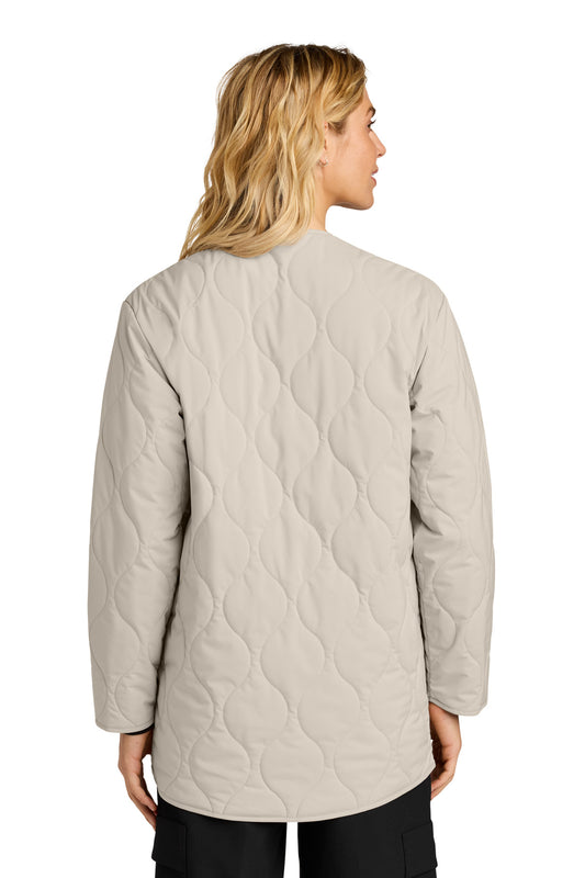 Mercer+Mettle Women's Quilted Liner Jacket MM7203 Almond
