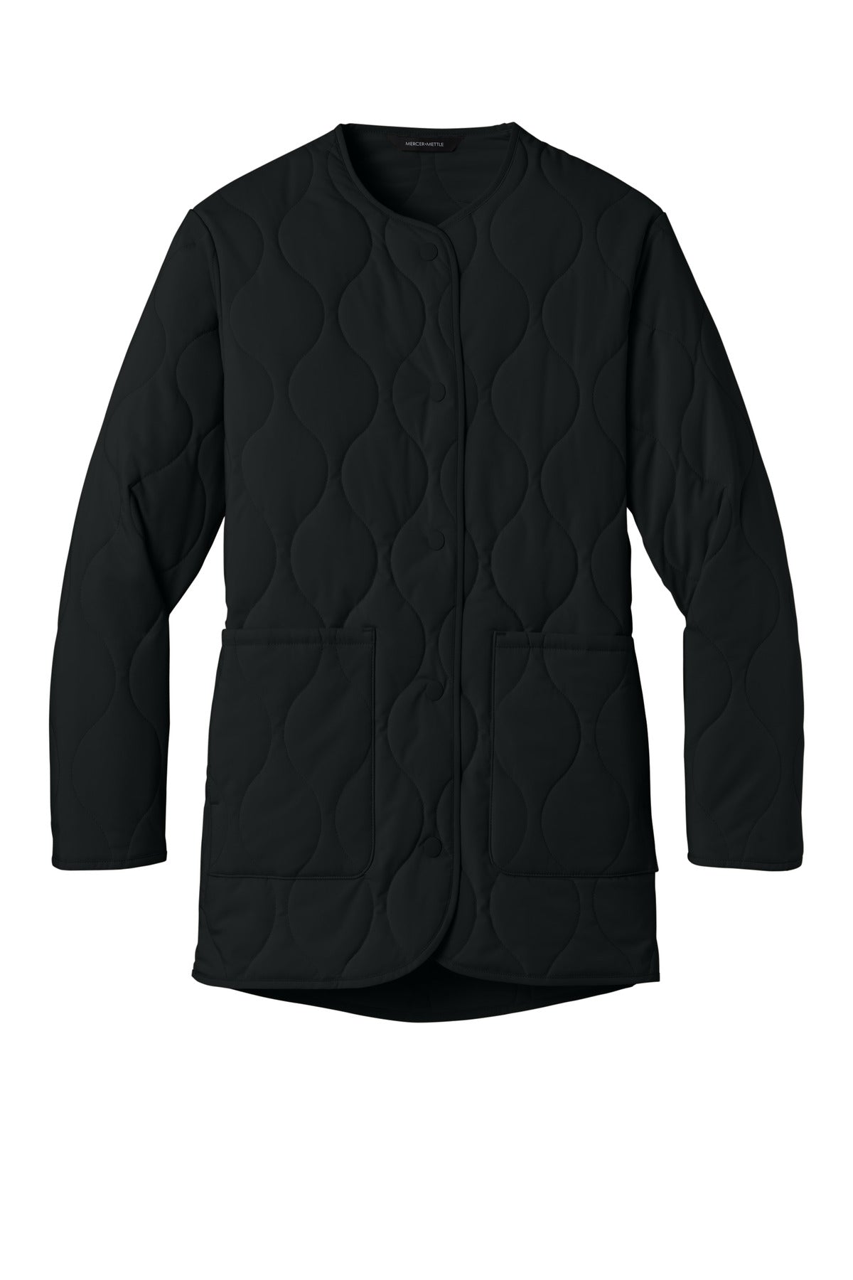 Mercer+Mettle Women's Quilted Liner Jacket MM7203 Deep Black