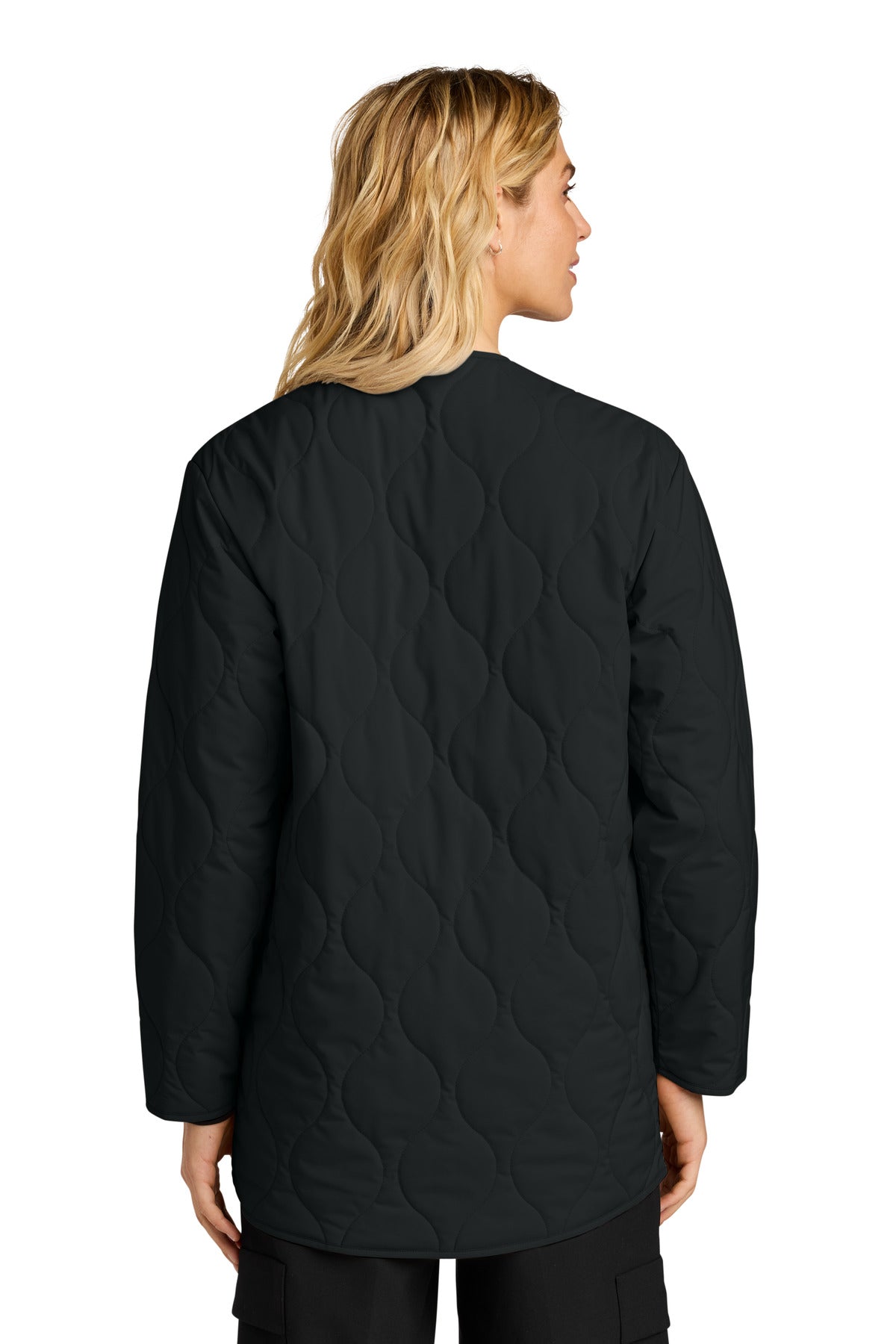 Mercer+Mettle Women's Quilted Liner Jacket MM7203 Deep Black