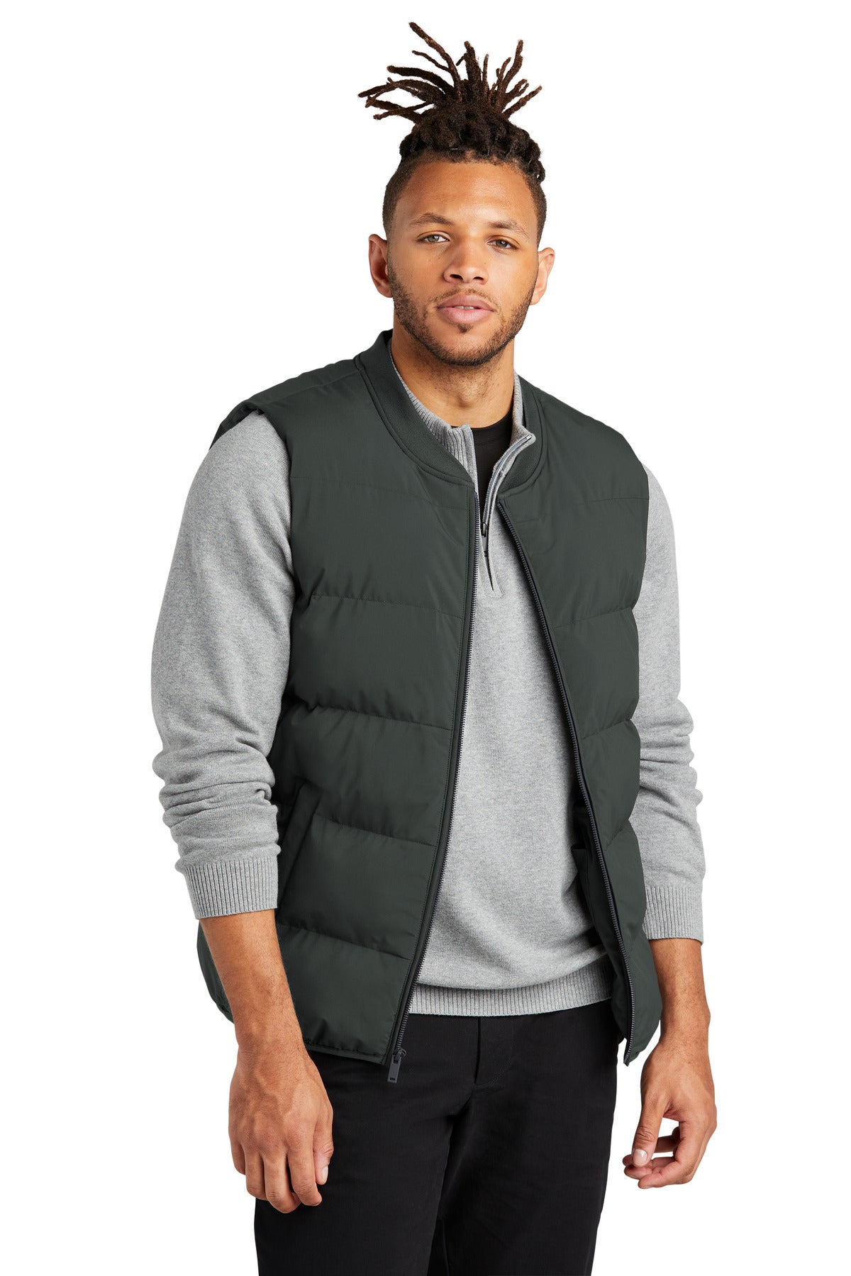 Mercer+Mettle Puffy Vest MM7214 Anchor Grey