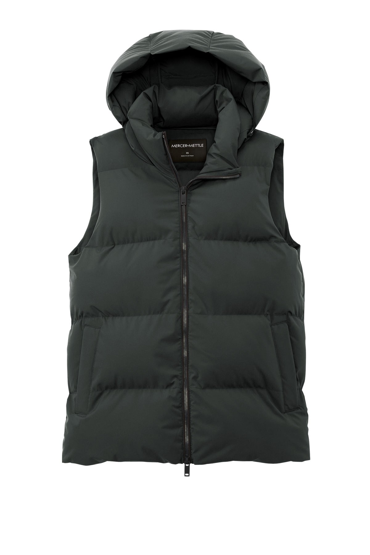 Mercer+Mettle Women's Puffy Vest MM7217 Anchor Grey